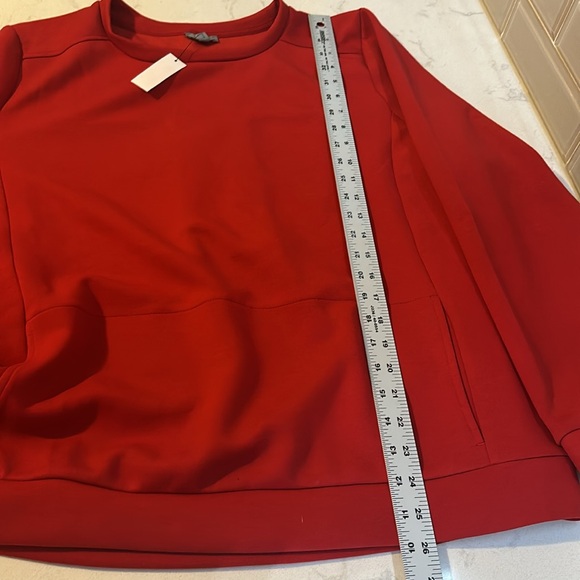 Talbots PLEATED BACK MODERN SCUBA PULLOVER NWT Red Size 2X - Picture 12 of 12